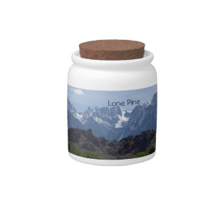 Snow capped mountains of Lone Pine        Candy Jar