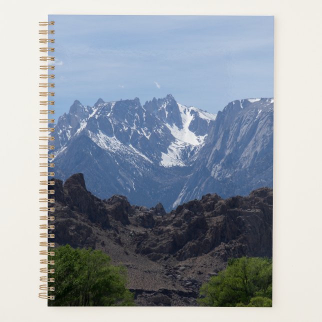Snow capped mountains of Lone Pine   Planner (Front)