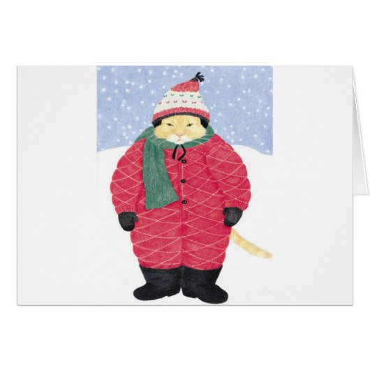 SNOW CAT CARDS (Front Horizontal)