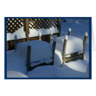 Snow Chairs Cards