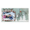 snow christmas photo card