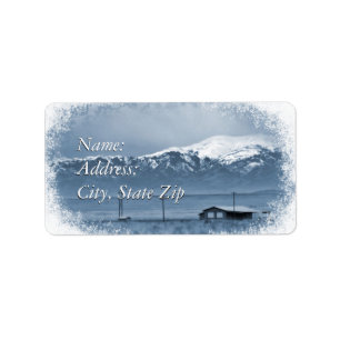 Snow Coming In (Christmas) Label