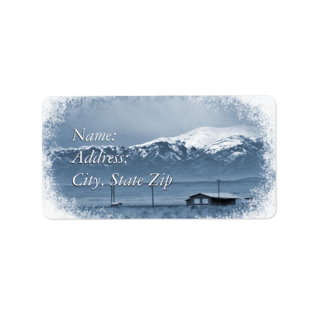 Snow Coming In (Christmas) Label (Front)