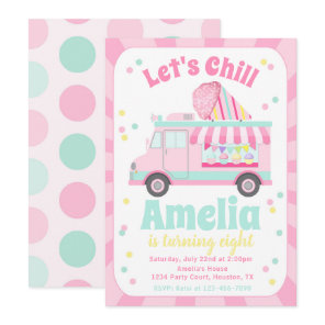 Snow Cone Birthday Invitation | Shave Ice Truck