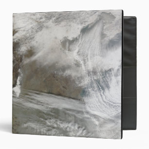 Snow cover encircles Bo Hai 3 Ring Binder