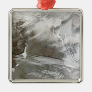 Snow cover encircles Bo Hai Metal Ornament