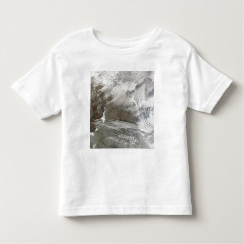 Snow cover encircles Bo Hai Toddler T_shirt