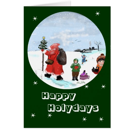 snow cover...greeting card (Front)