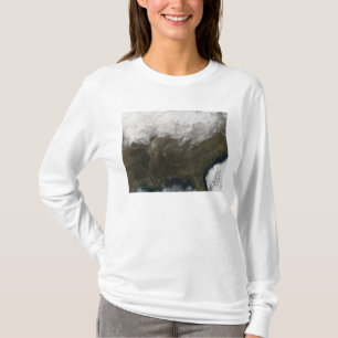Snow cover over the United States T-Shirt