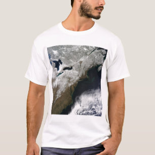 Snow cover stretching from Canada T-Shirt