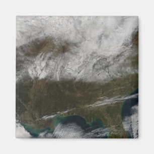 Snow cover stretching from northeastern Texas Magnet