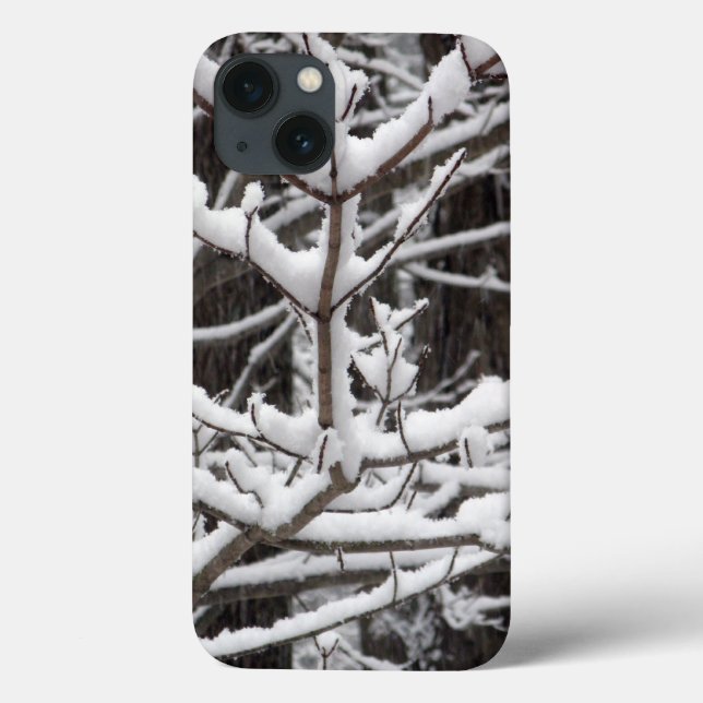 Snow-covered Branches Case-Mate iPhone Case (Back)