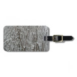 Snow Covered Branches Winter Abstract Luggage Tag