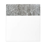 Snow Covered Branches Winter Notepad