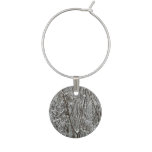 Snow Covered Branches Winter Wine Glass Charm