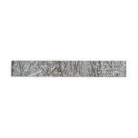 Snow Covered Branches Winter Wrap Around Label