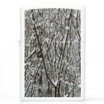 Snow Covered Branches Winter Zippo Lighter