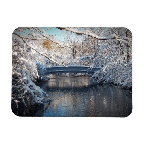 Snow Covered Bridge Magnet