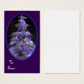 Snow Covered Brightly Lit Christmas Tree (Front & Back)