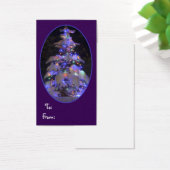 Snow Covered Brightly Lit Christmas Tree (Desk)