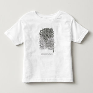 Snow covered landscape toddler t-shirt