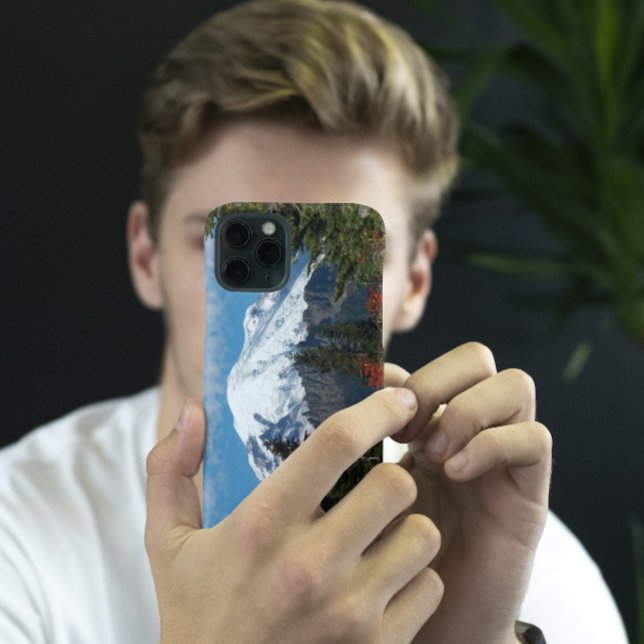 Snow Covered Mount Rainier Landscape Case-Mate iPhone Case (In Situ)
