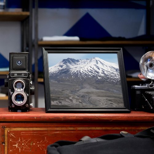 Snow Covered Mount St Helens Volcano Photo Print
