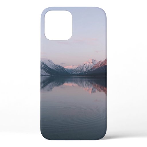 SNOW COVERED MOUNTAIN NEAR LAKE DURING DAYTIME iPhone 12 CASE