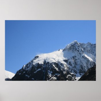 Snow Covered Mountain Top - Poster by ImageAustralia at Zazzle