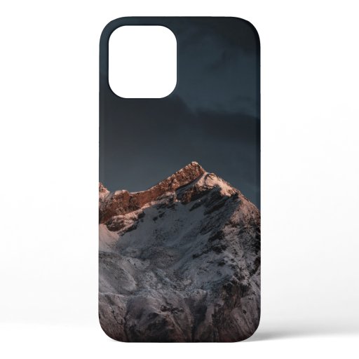 SNOW COVERED MOUNTAIN UNDER BLUE SKY DURING DAYTIM iPhone 12 CASE