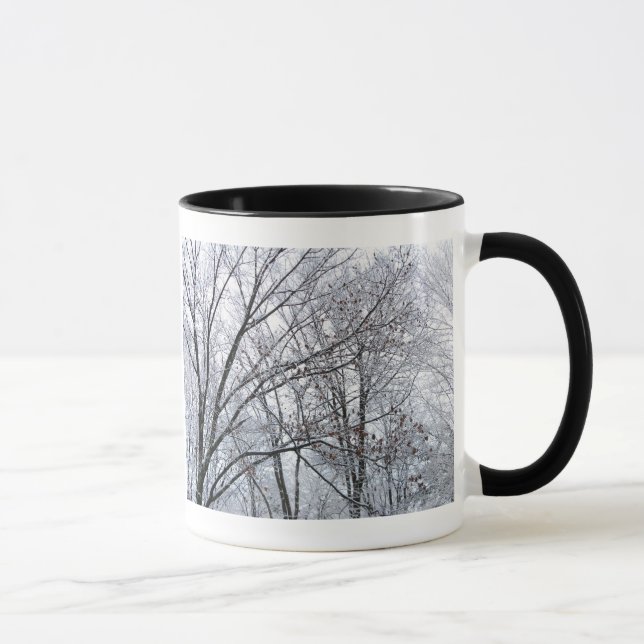 Snow-covered Oak Tree Mug (Right)
