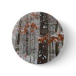 Snow Covered Oak Trees Winter Nature Photography Button