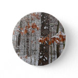 Snow Covered Oak Trees Winter Nature Photography Button