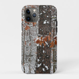 Snow Covered Oak Trees Winter Nature Photography iPhone 11 Pro Case