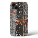 Snow Covered Oak Trees Winter Nature Photography iPhone 13 Case