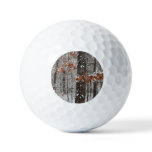 Snow Covered Oak Trees Winter Nature Photography Golf Balls
