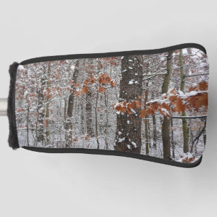Snow Covered Oak Trees Winter Nature Photography Golf Head Cover