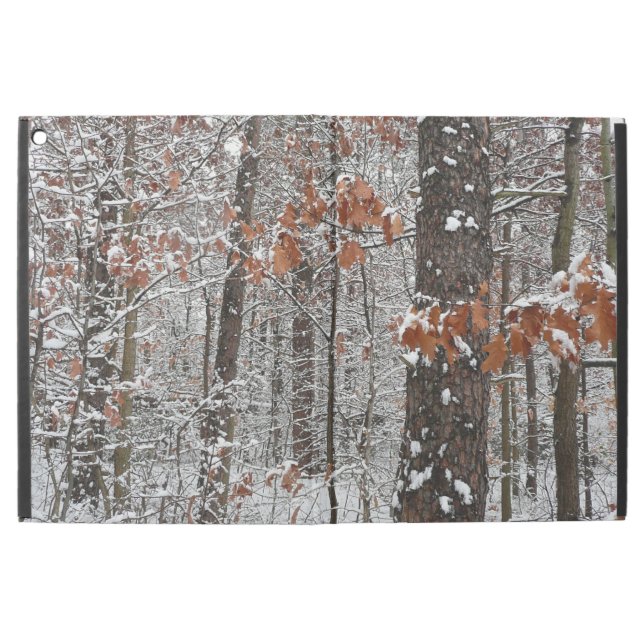 Snow Covered Oak Trees Winter Nature Photography iPad Pro 12.9" Case (Outside)