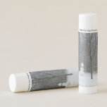 Snow Covered Oak Trees Winter Nature Photography Lip Balm