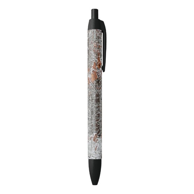 Snow Covered Oak Trees Winter Nature Photography Pen (Bottom (Vertical))