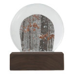 Snow Covered Oak Trees Winter Nature Photography Snow Globe
