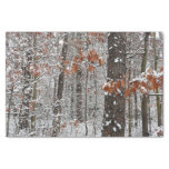 Snow Covered Oak Trees Winter Nature Photography Tissue Paper