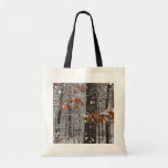 Snow Covered Oak Trees Winter Nature Photography Tote Bag