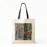 Snow Covered Oak Trees Winter Nature Photography Tote Bag