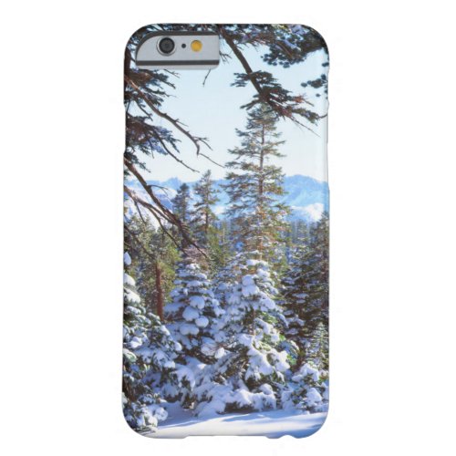 Snow_covered Red Fir trees in the High Sierra 2 Barely There iPhone 6 Case