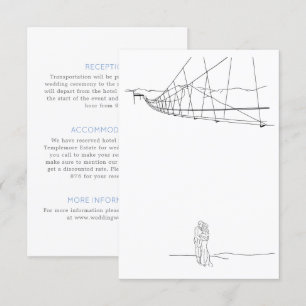 Snow Covered Ski Slopes Loving Couple In Love Enclosure Card