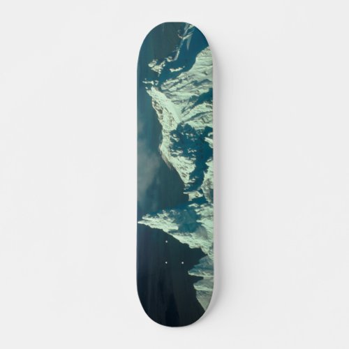 Snow Covered Swiss Alps Skateboard Deck