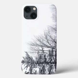 Snow-covered Trees: Horizontal iPhone 13 Case