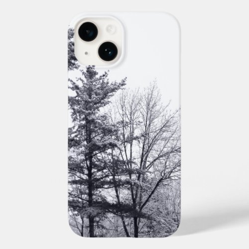 Snow_covered Trees Vertical Case_Mate iPhone 14 Case