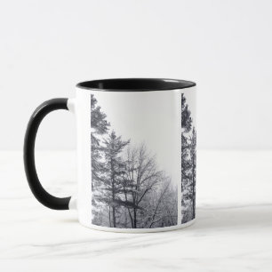 Snow-covered Trees: Vertical Mug
